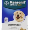 Mansonil Hond All Worm Tasty Tabletten -TuckerCare 353741