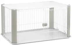 Puppyren Met Dak Grijs