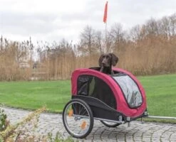 Trixie Hondenfietskar Zwart / Rood -TuckerCare 380846 02