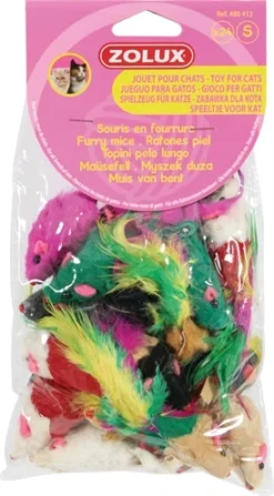 Zolux Kattenspeelgoed Bontmuisjes Assorti -TuckerCare 383749 01