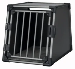 Trixie Vervoersbox Aluminium Grafiet 7 Trixie Vervoersbox Aluminium Grafiet -TuckerCare 386611