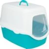 Trixie Kattenbak Vico Turquoise / Wit 1 Trixie Kattenbak Vico Turquoise / Wit -TuckerCare 390971