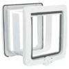 Trixie 4-Weg Kattenluik Xl Inclusief Tunnelstuk Wit -TuckerCare 392468