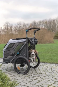 Trixie Hondenfietskar Opvouwbaar Grijs -TuckerCare 392671 04