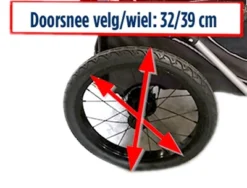 Trixie Hondenfietskar Opvouwbaar Grijs -TuckerCare 392671 08