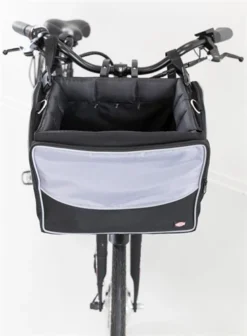 Trixie Fietsmand Voor Aan Stuur Nylon Zwart / Grijs -TuckerCare 398339 09