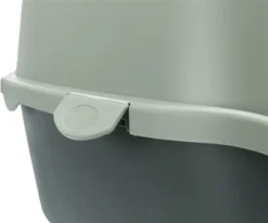 Trixie Be Eco Gerecycled Kattenbak Vico Met Kap Antraciet/Groen -TuckerCare 398733 04