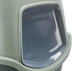 Trixie Be Eco Gerecycled Kattenbak Vico Met Kap Antraciet/Groen -TuckerCare 398733 05