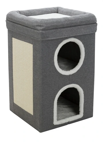 Trixie Krabpaal Cat Tower Saul Grijs 3 Trixie Krabpaal Cat Tower Saul Grijs