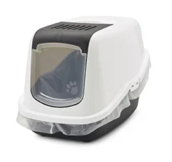 Savic Kattenbak Nestor Wit / Zwart -TuckerCare 409975 03