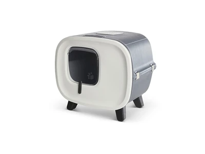 Savic Kattenbak Mira Deluxe Antraciet / Wit 4 Savic Kattenbak Mira Deluxe Antraciet / Wit - Afbeelding 2