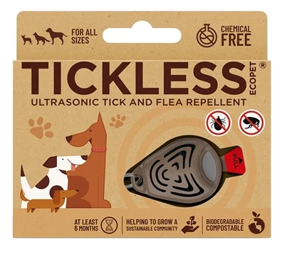 Tickless Eco Teek En Vlo Afweer Voor Hond En Kat Bruin 3 Tickless Eco Teek En Vlo Afweer Voor Hond En Kat Bruin