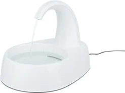 Trixie Drinkfontein Curved Stream Kunststof Wit -TuckerCare 410411 08