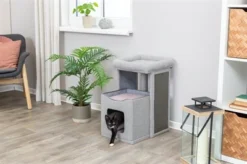 Trixie Kitten Krabpaal Carlita Grijs / Lila -TuckerCare 412155 05