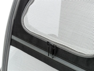 Trixie Hondentas Rugtas Chloe Lichtgrijs / Zwart 5 Trixie Hondentas Rugtas Chloe Lichtgrijs / Zwart - Afbeelding 3