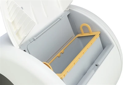 Trixie Zelfreinigende Kattenbak Kunststof Wit 5 Trixie Zelfreinigende Kattenbak Kunststof Wit - Afbeelding 3