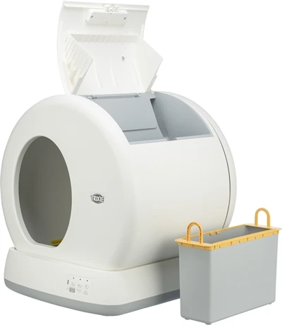 Trixie Zelfreinigende Kattenbak Kunststof Wit 6 Trixie Zelfreinigende Kattenbak Kunststof Wit - Afbeelding 4