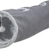 Trixie Katten Speeltunnel Harvey Velours / Pluche Grijs -TuckerCare 412871