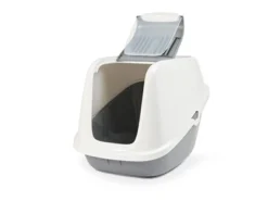 Savic Kattenbak Nestor Giant Wit / Lichtgrijs -TuckerCare 413358 02