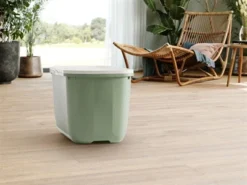 Savic Kattenbak Hop In Botanical Groen -TuckerCare 413360 01