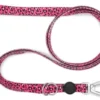 Morso Hondenriem Verstelbaar Gerecycled Bubble Leo Roze -TuckerCare 413827