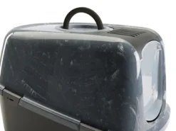 Savic Kattenbak Nestor Jumbo Marble Grijs / Zwart -TuckerCare 415226 04