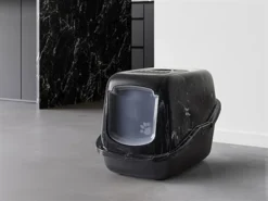 Savic Kattenbak Nestor Marble Zwart / Wit 17 Savic Kattenbak Nestor Marble Zwart / Wit -TuckerCare 415227 07