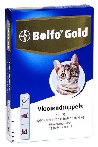 Bolfo Gold Kat Vlooiendruppels 3 Bolfo Gold Kat Vlooiendruppels