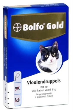 Bolfo Gold Kat Vlooiendruppels 9 Bolfo Gold Kat Vlooiendruppels -TuckerCare 43583