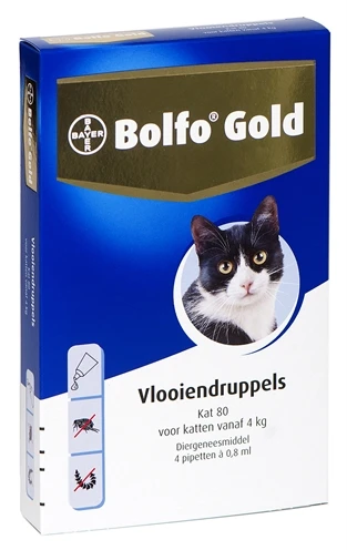 Bolfo Gold Kat Vlooiendruppels 5 Bolfo Gold Kat Vlooiendruppels - Afbeelding 3